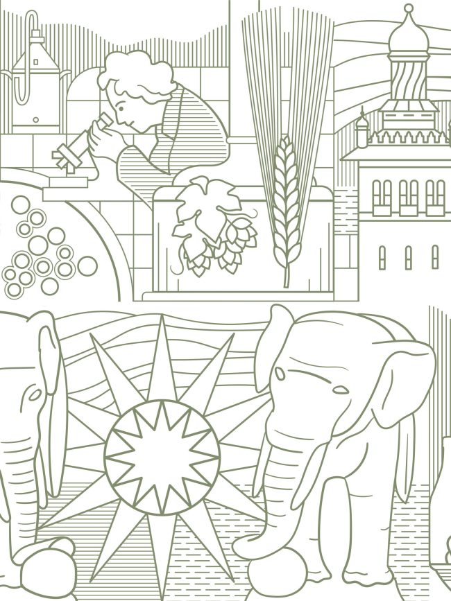 Carlsberg illustrations